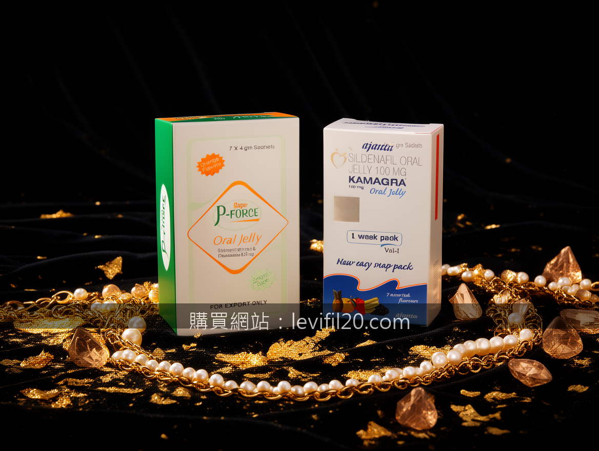 BLACK VELVET with gold leaf accents. Place the Super P-Force Oral Jelly and Kama