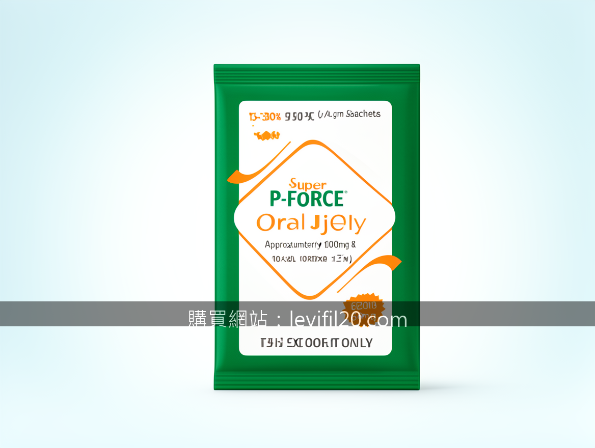 BRIGHT modern advertising photography. Place the Super P-FORCE Oral Jelly 100mg 